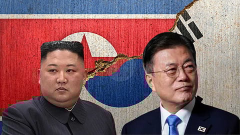 North Korea and South Korea