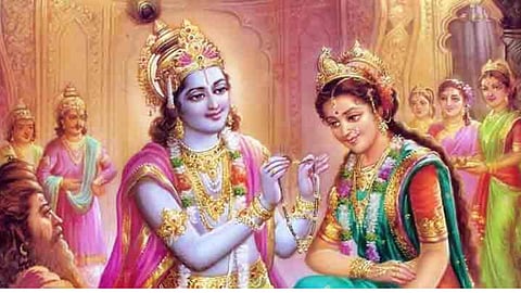 sri krishna Rukmini Marriage