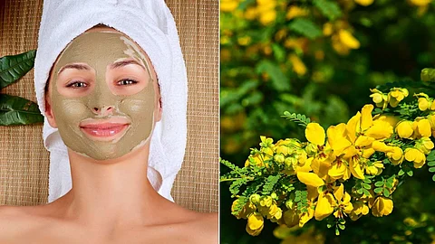 Aavaram flower face pack