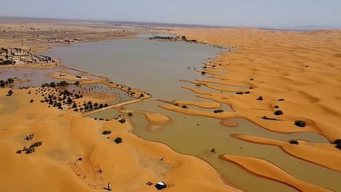 Sahara Desert flood