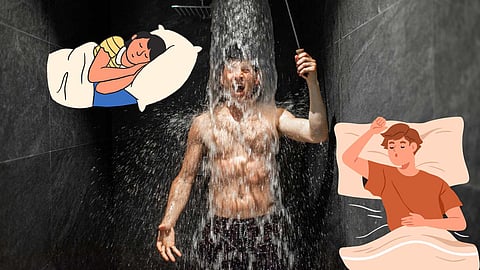 Shower before sleep