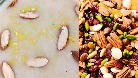 Uludu Keeru and Mixed Nuts Soup to give you energy on fasting days!