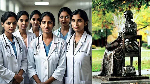 Female doctor Elizabeth Blackwell