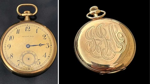 Titanic rescue captain's pocket watch