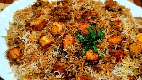 Soya Paneer Biriyani