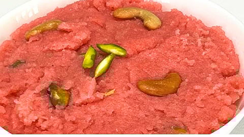 Healthy kesari sweets