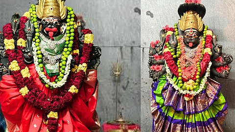 Goddess Pratyangira who likes and accepts chili!