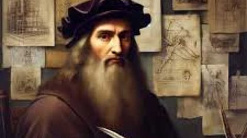 The famous Leonardo da Vinci