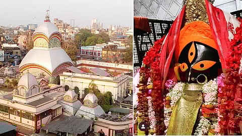 The Kalighad Kali Temple is located in Kolkata