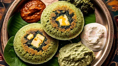 Palak Paneer Idly