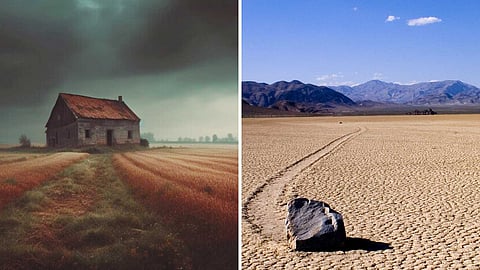 பேச்சில்லாக் கிராமம் & நகரும் கல்