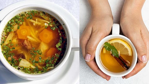 Let's make delicious herbal soup..!