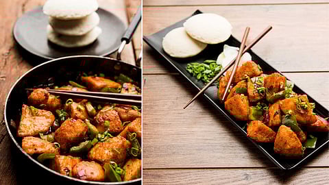 New three variety dishes in idly!