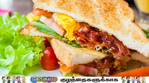 Healthy snacks-sandwitch