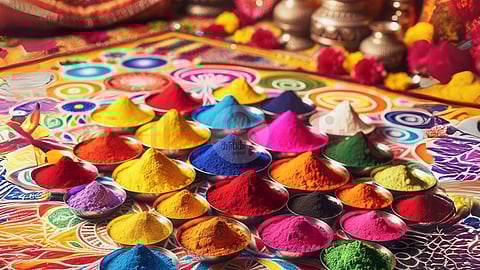 ORGANIC RANGOLI COLOURS