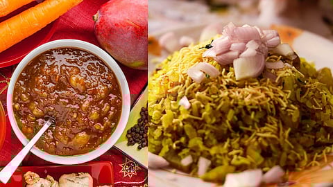 Aval upma and mango chutney in a different taste!