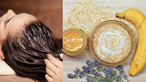 Banana hair mask for hair health!