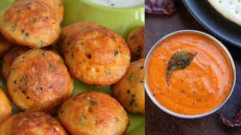Kannur Masala Paniyaram and Kara Chutney