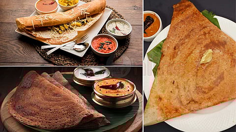 Different types of dosai