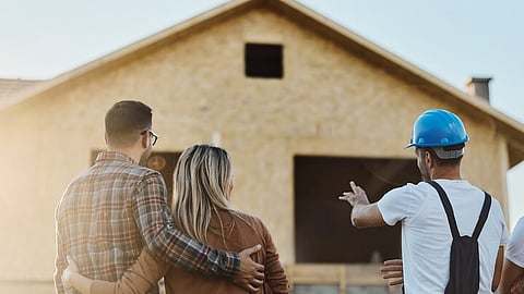 building a house