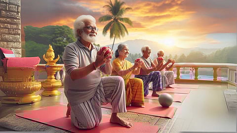 Exercise for over 60+ people