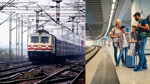 Excellent service on the running train!