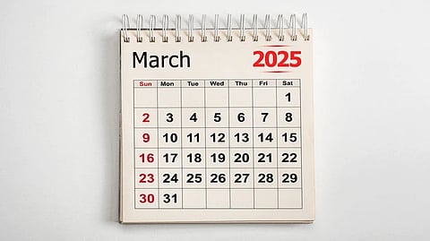 march calendar 2025