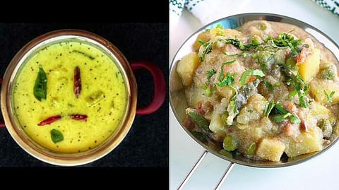 Ladies finger buttermilk gravy-coconut milk curry