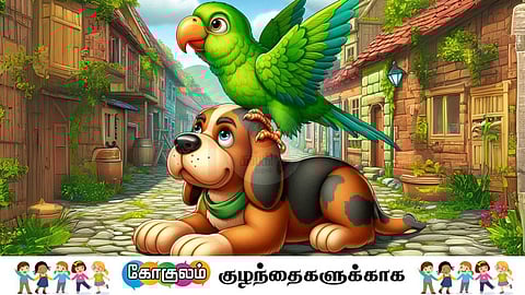 Children's tamil story - kiliyum thanthirakara nariyum