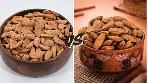 Kashmiri Mamra vs California almonds