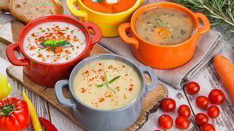 Cold soups for the stomach in summer!