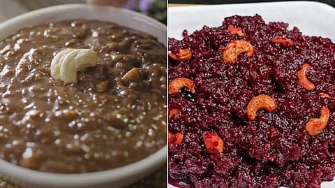 Javvarisi Chocolate Payasam-Beetroot Halwa