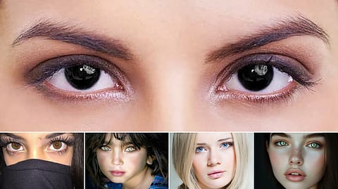 eyes colour and character