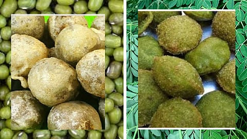 Sweet paasipayaru suyyam - Murungai keerai vadai..!