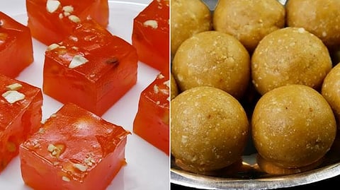 Sweet recipes: Bombay Halwa-Peanut Laddu