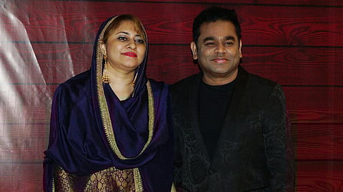 AR Rahman with Saira Banu