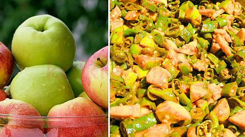 You can make apple pickles in a different flavor!