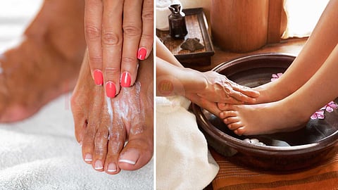Ladies... take care of your feet too!