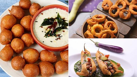 three types of bajji