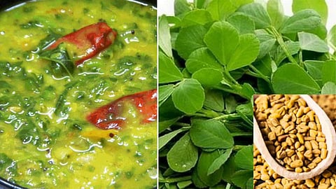 Rice and kadaisal in nutritious spinach..!