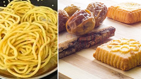 Gajoor palagaram, pasipparuppu murukku