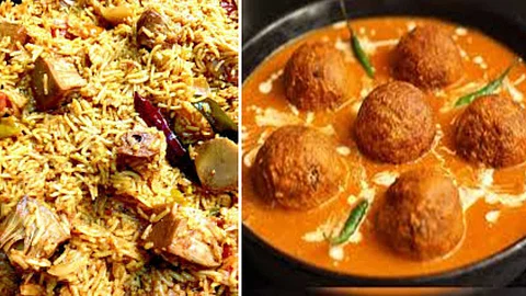Delicious Palakkai Biryani and Banana Kofta Recipe!