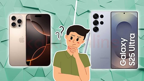 Apple and Samsung mobile camera