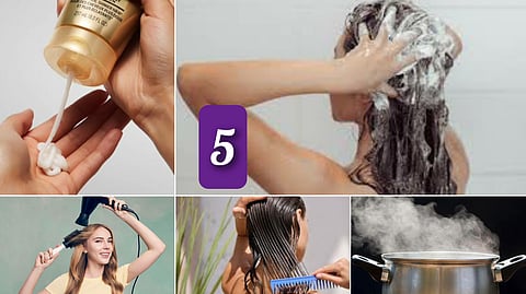 5 mistake while shampooing hair