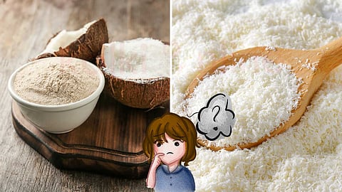 Desiccated coconut powder