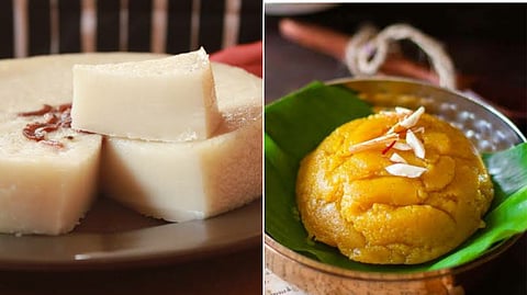 kinnathappam-almond halwa!