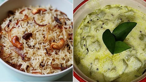 ghee rice-dosakai curd pie