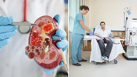 Kidney damage and dialysis treatment