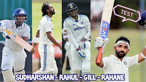 Sudarshan - Rahul - Gill - Rahane