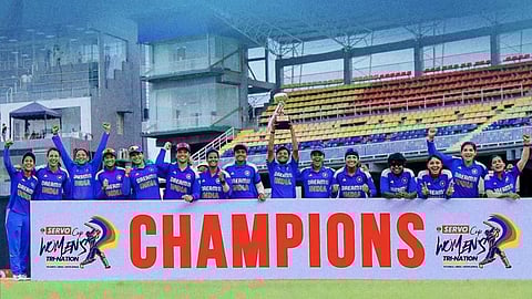 India won the women's  tri-nation ODI Series